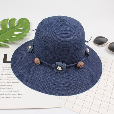 Summer Women Flower Straw Hat Garland Wide Brim Sun Beach Cap Floral Fedora Trilby Hat
Summer Women Flower Straw Hat Garland Wide Brim Sun Beach Cap Floral Fedora Trilby Hat