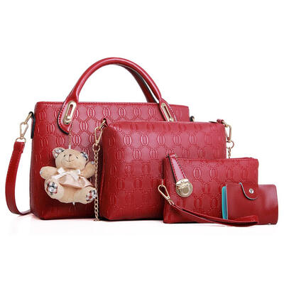 4pcsset PU Clutch Bags Card Holder Handbag Women Crossbody Shoulder Bags 
4pcsset PU Clutch Bags Card Holder Handbag Women Crossbody Shoulder Bags