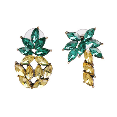 AOTEMAN 2019 Cute ethnic earrings Coconut tree pineapple Asymmetrical earrings crystal statemten stud earrings for women
AOTEMAN 2019 Cute ethnic earrings Coconut tree pineapple Asymmetrical earrings crystal statemten stud earrings for women