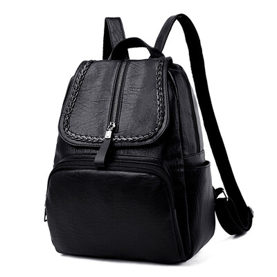Tailored Women Pure Color Matching Wild Fashion Leisure Travel Bag Student Bag Backpack
Tailored Women Pure Color Matching Wild Fashion Leisure Travel Bag Student Bag Backpack
