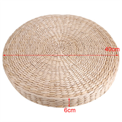 40cm Round Pouf Tatami Cushion Floor Cushions Straw Meditation Soft Yoga Mat Tatami Cushion Soft Yoga Mat
40cm Round Pouf Tatami Cushion Floor Cushions Straw Meditation Soft Yoga Mat Tatami Cushion Soft Yoga Mat