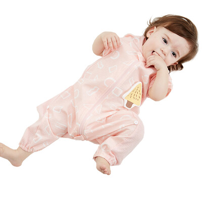 WELLBER baby sleeping bag seven-point sleeve side breathable mesh split leg anti-kick powder geometry 75cm
WELLBER baby sleeping bag seven-point sleeve side breathable mesh split leg anti-kick powder geometry 75cm
