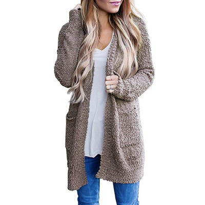 Toponeto Women Casual Sweatshirt Solid Winter Warm Wool Pockets Cardigan Coat Outwear
Toponeto Women Casual Sweatshirt Solid Winter Warm Wool Pockets Cardigan Coat Outwear