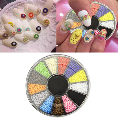 Toponeto Nail Art Decorations Wheel Beads Pearls Caviar 12 Colors Manicure Nailart DIY
Toponeto Nail Art Decorations Wheel Beads Pearls Caviar 12 Colors Manicure Nailart DIY