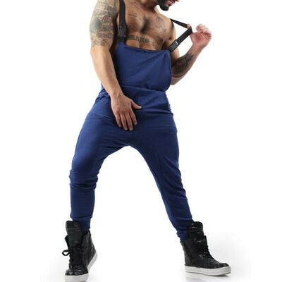 Men Hip-hop Pockets Loose Casual Overalls Suspender Trousers Bib Pants Jumpsuits
Men Hip-hop Pockets Loose Casual Overalls Suspender Trousers Bib Pants Jumpsuits