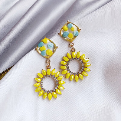 925 silver earrings yellow earrings crystal earrings ring earrings irregular green earrings fashion earrings ladies temperament ea
925 silver earrings yellow earrings crystal earrings ring earrings irregular green earrings fashion earrings ladies temperament ea