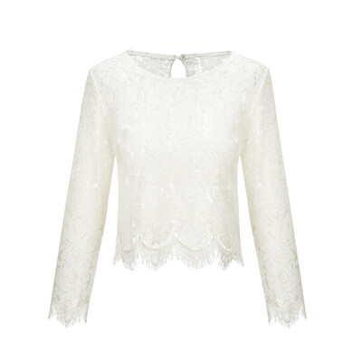 Starmoon Women Sexy Fashion Irregular Soild Lace Long Sleeve Tunic Shirt Short Blouse
Starmoon Women Sexy Fashion Irregular Soild Lace Long Sleeve Tunic Shirt Short Blouse