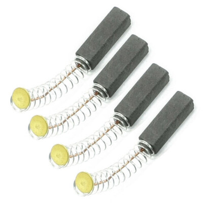 10pcsset Power Tool Motor Coal Brushes Feathered 6x6x20mm Motorbrush Drill New