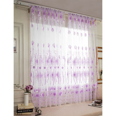 Printed Curtain Window Screening Balcony Finished Product Burnout Design Flower Tulle Curtain For Living Room Kitchen Curtains
Printed Curtain Window Screening Balcony Finished Product Burnout Design Flower Tulle Curtain For Living Room Kitchen Curtains