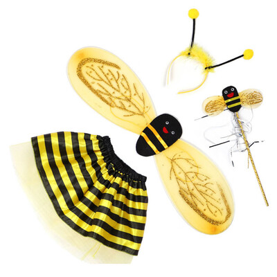 4 Pcs\Set Girls Ladybird Or Bee Wings Set Fancy Dress Bug Insect Kids Childs Costume
4 Pcs\Set Girls Ladybird Or Bee Wings Set Fancy Dress Bug Insect Kids Childs Costume
