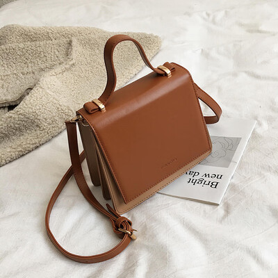 Bag female 2019 new chic Korean fashion wild texture contrast color casual shoulder bag shoulder saddle bag
Bag female 2019 new chic Korean fashion wild texture contrast color casual shoulder bag shoulder saddle bag