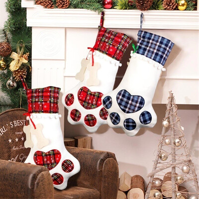 124pcs Pet Christmas Gift Bags Pet Dog Cat Paw Stocking Socks Candy Bags Xmas Tree Ornaments Christmas New Year Favors
124pcs Pet Christmas Gift Bags Pet Dog Cat Paw Stocking Socks Candy Bags Xmas Tree Ornaments Christmas New Year Favors