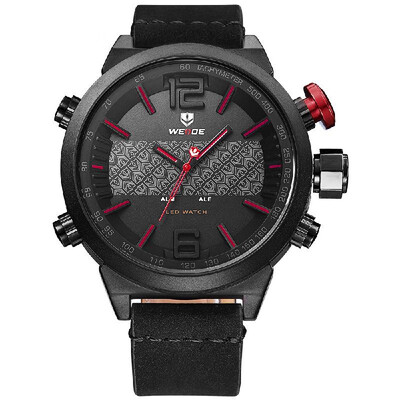 WEIDE WH6101 Dual Display Two Movement Quartz Digtal Men Watch Military Army Watch 3ATM Waterproof LED Backlight Dual Time Zone We
WEIDE WH6101 Dual Display Two Movement Quartz Digtal Men Watch Military Army Watch 3ATM Waterproof LED Backlight Dual Time Zone We