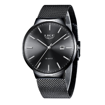 LIGE 9903 Fashion Top Luxury Brand Men Full Stainless Steel Mesh Strap Business Watches Quartz Clock Men Wristwatch Relogio Mascul
LIGE 9903 Fashion Top Luxury Brand Men Full Stainless Steel Mesh Strap Business Watches Quartz Clock Men Wristwatch Relogio Mascul