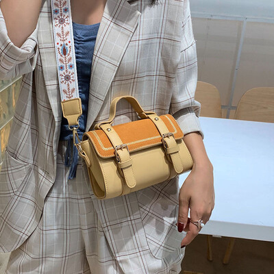 New matte small bag female 2019 new wave Korean version of the wild slung wide shoulder strap fashion portable Boston bag
New matte small bag female 2019 new wave Korean version of the wild slung wide shoulder strap fashion portable Boston bag