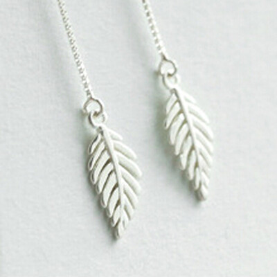 2019 New Leaf Fringe Silver Earrings Long Wide Ear Tie Pendant Mothers Day Thanksgiving Day Teachers Day Gift2 Pairs
2019 New Leaf Fringe Silver Earrings Long Wide Ear Tie Pendant Mothers Day Thanksgiving Day Teachers Day Gift2 Pairs