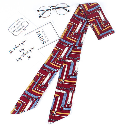 Korean silk scarf spring&summer small scarf chiffon printing Variety scarf long double small bow tie decoration wild
Korean silk scarf spring&summer small scarf chiffon printing Variety scarf long double small bow tie decoration wild