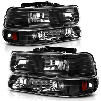 For 1999-2002 Silverado 2000-2006 Tahoe Suburban Headlights Headlamps Bumper Lamps Pair
For 1999-2002 Silverado 2000-2006 Tahoe Suburban Headlights Headlamps Bumper Lamps Pair