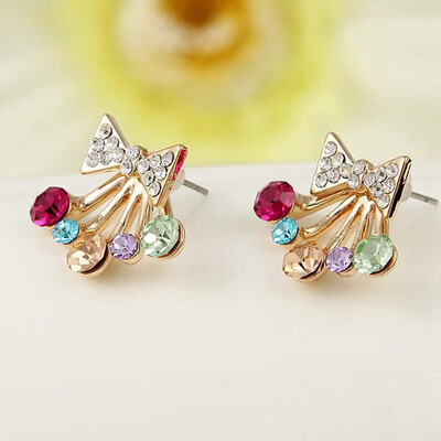 Earrings Fashion Sweet Shiny Diamond Bow Crown Stud Earrings For Women Korean Diamond Jewelry Earrings Birthday Gifts
Earrings Fashion Sweet Shiny Diamond Bow Crown Stud Earrings For Women Korean Diamond Jewelry Earrings Birthday Gifts