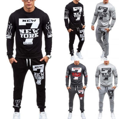 Fashion Men Autumn Winter Tracksuit Jogging Long Sleeve Top Long Trousers Pants Sport Sweat Suit
Fashion Men Autumn Winter Tracksuit Jogging Long Sleeve Top Long Trousers Pants Sport Sweat Suit