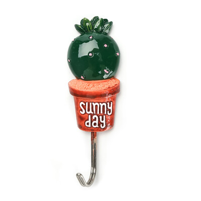 Cactus Pot Design Decorative Wall Hooks Door Bath Storage Hooks Towel Hook Hanger Pack of 5
Cactus Pot Design Decorative Wall Hooks Door Bath Storage Hooks Towel Hook Hanger Pack of 5