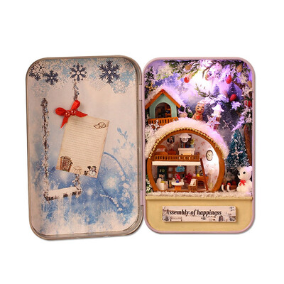 Gotoamei DIY Miniature House Furniture LED Box Theatre Decorate Creative Christmas Gifts
Gotoamei DIY Miniature House Furniture LED Box Theatre Decorate Creative Christmas Gifts