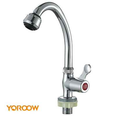 YOROOW polish&chrome finish cold water zinc body kitchen faucet with flexible hole for Southeast Asia India
YOROOW polish&chrome finish cold water zinc body kitchen faucet with flexible hole for Southeast Asia India