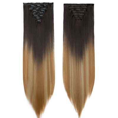 Full Head Clip Synthetic in Hair Extensions 8 Piece 18 Clips Hairpiece Long Wave Curly Straight for Women
Full Head Clip Synthetic in Hair Extensions 8 Piece 18 Clips Hairpiece Long Wave Curly Straight for Women