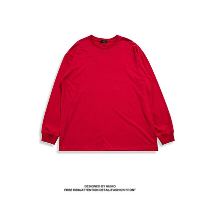 MIJKO mens womens autumn&winter new products basic candy color wild TEE falling shoulder cotton men&women with high street long sleeve T-shirt tide
MIJKO mens womens autumn&winter new products basic candy color wild TEE falling shoulder cotton men&women with high street long sleeve T-shirt tide