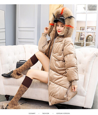 Golden fleece womens long thick cotton wadding winter 2018 womens fashion big wool collar cotton jacket female
Golden fleece womens long thick cotton wadding winter 2018 womens fashion big wool collar cotton jacket female