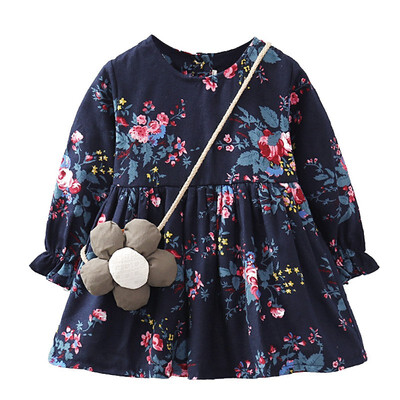 Baby Girls Dress Floral Print Long Sleeve Flower Kids Dress Baby Girl Clothes Princess Dress
Baby Girls Dress Floral Print Long Sleeve Flower Kids Dress Baby Girl Clothes Princess Dress