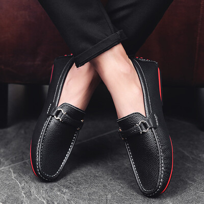 British peas shoes mens leather casual shoes single shoes leather crocodile pattern shoes trend a pedal
British peas shoes mens leather casual shoes single shoes leather crocodile pattern shoes trend a pedal