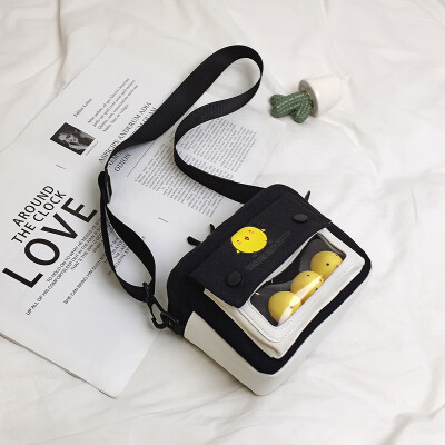 Japanese Harajuku transparent Cute Canvas Bag Lady Bag Fashion childrens fun cartoon one shoulder slanting bag
Japanese Harajuku transparent Cute Canvas Bag Lady Bag Fashion childrens fun cartoon one shoulder slanting bag