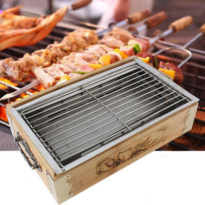 Greensen Household Outdoor Barbecue Grill Portable Square Barbecue Cooking Tools Charcoal Baking Tray
Greensen Household Outdoor Barbecue Grill Portable Square Barbecue Cooking Tools Charcoal Baking Tray