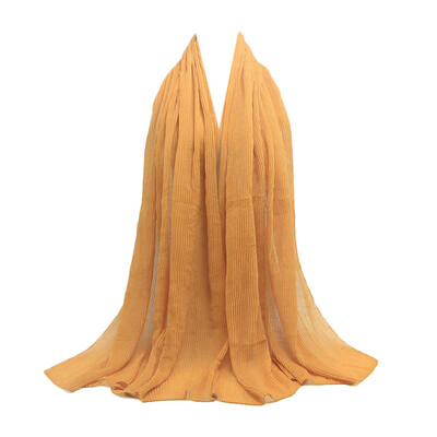 Gobestart Fashion Pleated wrinkled cotton&linen Shawl Soft Muslim Scarf
Gobestart Fashion Pleated wrinkled cotton&linen Shawl Soft Muslim Scarf
