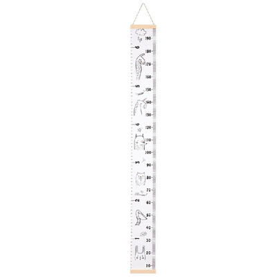 Growth Height Chart Canvas&Wood Frame Cute Cartoon Animals Handing Removable Wall Ruler for Baby Kids Children Room Wall Decor
Growth Height Chart Canvas&Wood Frame Cute Cartoon Animals Handing Removable Wall Ruler for Baby Kids Children Room Wall Decor