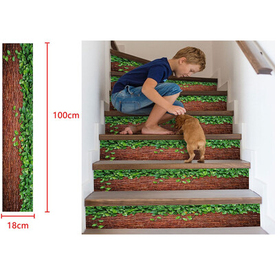 〖Follure〗3D Simulation Stair Stickers Waterproof Wall Stickers DIY Home Decor