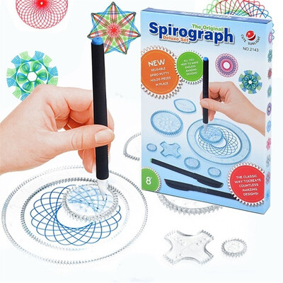27pcs Drafting Stencil Students Stationery Geometric Spirograph Ruler Spiral Tool Drawing ruler
27pcs Drafting Stencil Students Stationery Geometric Spirograph Ruler Spiral Tool Drawing ruler
