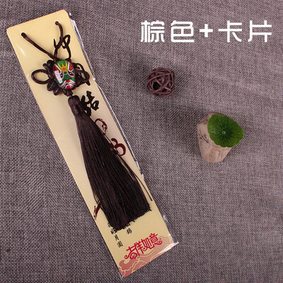 Peking Opera Crystal Facebook Chinese knot pendant creative gift
