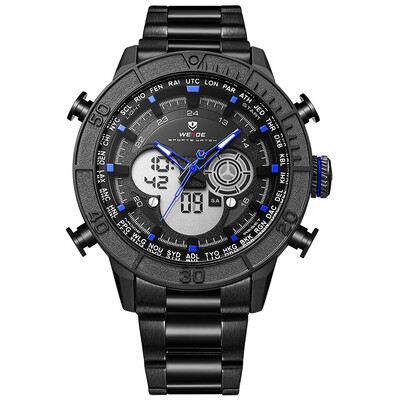 WEIDE WH6308 Dual Display Two Movement Quartz Digital Men Watch Sports 3ATM Waterproof 50mm Big Dial Large Face Week Calendar Alar
WEIDE WH6308 Dual Display Two Movement Quartz Digital Men Watch Sports 3ATM Waterproof 50mm Big Dial Large Face Week Calendar Alar