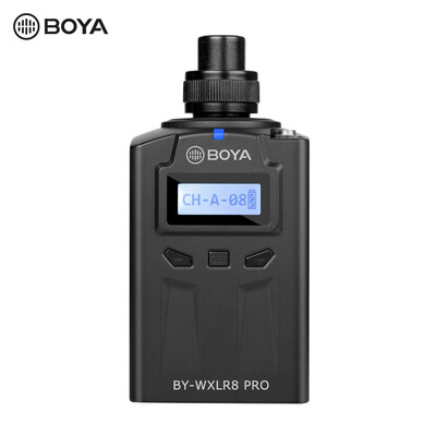 BOYA BY-WXLR8 Pro 48-Channel Plug-on Transmitter LCD Display XLR Connection Compatiable with BOYA BY-WM8 BY-WM6 Receiver
BOYA BY-WXLR8 Pro 48-Channel Plug-on Transmitter LCD Display XLR Connection Compatiable with BOYA BY-WM8 BY-WM6 Receiver