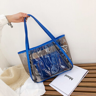 Tailored Women Transparent Jelly Bag Tote Bag Summer Letter Big Bag Shoulder Bag Handbag
Tailored Women Transparent Jelly Bag Tote Bag Summer Letter Big Bag Shoulder Bag Handbag