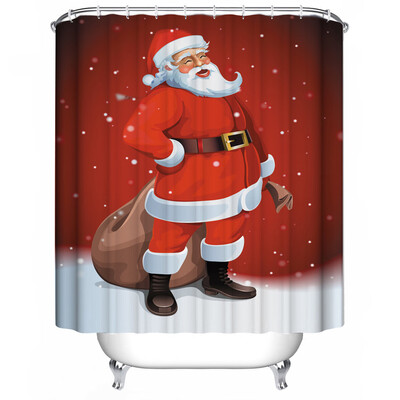 Gobestart Christmas Waterproof Polyester Bathroom Shower Curtain Decor With Hooks New G
Gobestart Christmas Waterproof Polyester Bathroom Shower Curtain Decor With Hooks New G