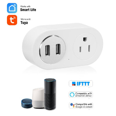 Smart WiFi Socket Remote Control by Smart Phone from Anywhere Timing Function Compatible with Amazon Alexa&for Google Home IF
Smart WiFi Socket Remote Control by Smart Phone from Anywhere Timing Function Compatible with Amazon Alexa&for Google Home IF