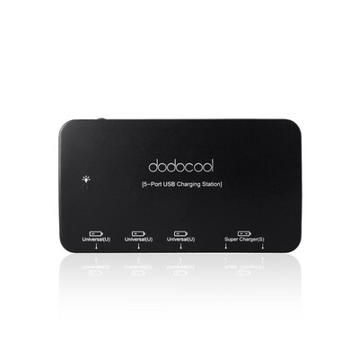 dodocool Smart USB 5 Port Super Charger 36W for iPad iPhone Samsung Tablet Android Smartphone
dodocool Smart USB 5 Port Super Charger 36W for iPad iPhone Samsung Tablet Android Smartphone