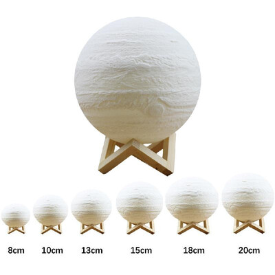 3D Printing Clap Jupiter Light USB Rechargeable 3-Color Dimmable Night Lamp Bedroom Decor with Wooden Stand
3D Printing Clap Jupiter Light USB Rechargeable 3-Color Dimmable Night Lamp Bedroom Decor with Wooden Stand