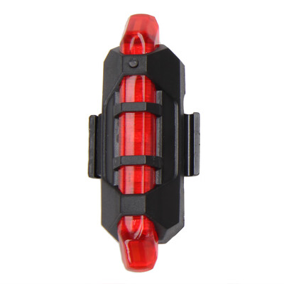 Rear 5 LED Bicycle Cycling Tail USB Rechargeable Red Warning Light Bike