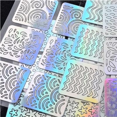 Toponeto Fashion 12 sheets New Nail Grid Irregular Insole Reusable Manicure Stickers Deco
Toponeto Fashion 12 sheets New Nail Grid Irregular Insole Reusable Manicure Stickers Deco