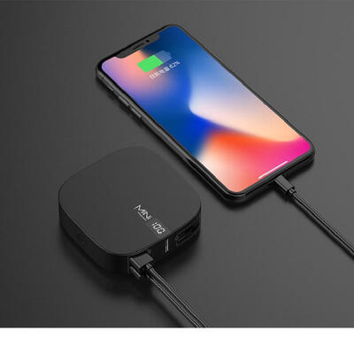 10000 MAh Mini Power Bank Type-C&Lighting Fast Input Digital Display Powerbank Double USB Fast Output Portable Charging Treasure
10000 MAh Mini Power Bank Type-C&Lighting Fast Input Digital Display Powerbank Double USB Fast Output Portable Charging Treasure