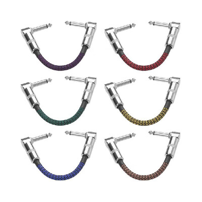 30cm 1ft Guitar Effect Pedal Cable Instrument Patch Cord 14 Inch 635mm Silver Right Angle TS Plugs Braided Fabric Jacket 6 Col
30cm 1ft Guitar Effect Pedal Cable Instrument Patch Cord 14 Inch 635mm Silver Right Angle TS Plugs Braided Fabric Jacket 6 Col